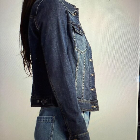 KUT FROM THE KLOTH DENIM JACKET (XL) - Picture 4 of 5